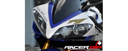 Yamaha R1  RACER DIP® Alpine fehérben
